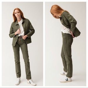 Carleen One Tone Sage Green Jeans